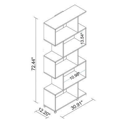 Petrolina Z-Shelf - Manhattan Comfort 10 Petrolina Z-Shelf - Manhattan Comfort - Image 8