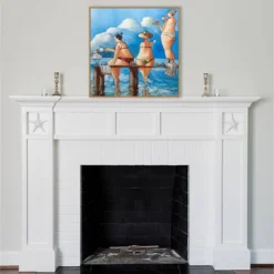 30" X 30" Tea Break On The Jetty By Ronald West Framed Canvas Wall Art Print - Amanti Art 14 30" X 30" Tea Break On The Jetty By Ronald West Framed Canvas Wall Art Print - Amanti Art -Lamps and Lighting Store GUEST e487473f c897 4355 a227 85c897f0e0f1