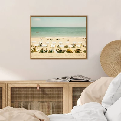 24" X 18" Seaside 3 By Carina Okula Framed Canvas Wall Art - Amanti Art 7 24" X 18" Seaside 3 By Carina Okula Framed Canvas Wall Art - Amanti Art - Image 5