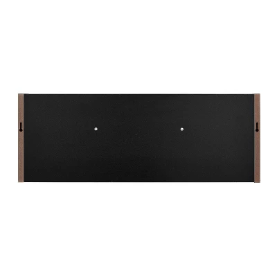 25" X 9" Entryway Floating Utility Wall Shelf With Hooks Black - Danya B. 16 25" X 9" Entryway Floating Utility Wall Shelf With Hooks Black - Danya B. - Image 14