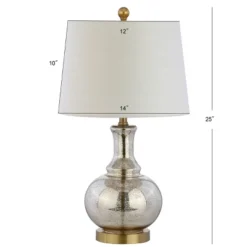 25" (Set Of 2) Lavelle Glass Table Lamps (Includes LED Light Bulb) - JONATHAN Y 7 25" (Set Of 2) Lavelle Glass Table Lamps (Includes LED Light Bulb) - JONATHAN Y -Lamps and Lighting Store GUEST e749f1a0 3506 428f a16d 0d3a3c18184d