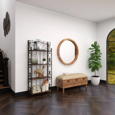 14" X 13" Farmhouse Ceramic Chicken Garden Sculpture Beige - Olivia & May 17 14" X 13" Farmhouse Ceramic Chicken Garden Sculpture Beige - Olivia & May - Image 15