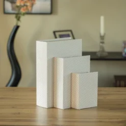 Vintiquewise Set Of 3 Velvet Vintage Storage Wooden Antique Classic Decorative Book Box Holder -Lamps and Lighting Store GUEST eaa9e38f 5406 4972 a347 46667d4d4b15