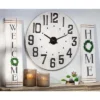 Lone Elm Studios 29.25-inch Diameter Wood Modern Farm House Clock -Lamps and Lighting Store GUEST eb576186 bcb5 49e4 8981 6a25063c2c26