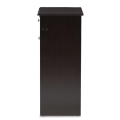 Dariell Modern And Contemporary Finished Shoe Cabinet Dark Brown - Baxton Studio -Lamps and Lighting Store GUEST ec12586d 2681 4dc7 ac55 b3d789f33bb1