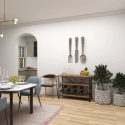 36" Aluminum Utensils Knife, Spoon And Fork Wall Decor Set Of 3 Silver - Olivia & May 23 36" Aluminum Utensils Knife, Spoon And Fork Wall Decor Set Of 3 Silver - Olivia & May -Lamps and Lighting Store GUEST ed0c6d9e 607a 46a5 bd7e a107bc0469fa