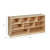 ECR4Kids Mobile Block Storage Unit, Large, Classroom Furniture, Natural