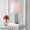 18" Metal Lillian Mini Table Lamp (Includes LED Light Bulb) Silver - JONATHAN Y 1 18" Metal Lillian Mini Table Lamp (Includes LED Light Bulb) Silver - JONATHAN Y -Lamps and Lighting Store GUEST ef99ce51 30b2 4aa3 8487 3d360b1ddcc3