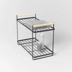 Wood Handle Tiered Vanity Organizer Black - Brightroom™ -Lamps and Lighting Store GUEST ef9f504c 19ce 47b2 a3eb d9c7c36c8651