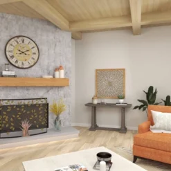 Wood Floral Handmade Intricately Carved Wall Decor With Mandala Design Light Brown - Olivia & May -Lamps and Lighting Store GUEST efcc2a0e ec0c 445e 9b07 0224a1e13326