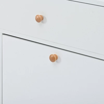 Clint 42.5" Height Shoe Rack Multifunctional 2-Tier Organizer With Drawers For 19 Pairs With 4 Flip Down Drawers-Maison Boucle 9 Clint 42.5" Height Shoe Rack Multifunctional 2-Tier Organizer With Drawers For 19 Pairs With 4 Flip Down Drawers-Maison Boucle - Image 7