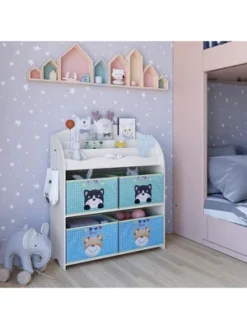 Year Color School Supply, Nursery, Daycare, Toddler, Kids Book Display And Toy Storage Organizer With 6 Fabric Storage Bins 12 Year Color School Supply, Nursery, Daycare, Toddler, Kids Book Display And Toy Storage Organizer With 6 Fabric Storage Bins -Lamps and Lighting Store GUEST f08dbd43 e6fe 46b5 a47b 544e36a36afe