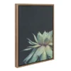 18" X 24" Sylvie Succulent Framed Canvas By F2 Images Gold - Kate And Laurel