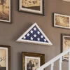 Merrick Lane Solid Wood Military Memorial Flag Display Case For 9.5' X 5' American Veteran Flag 1 Merrick Lane Solid Wood Military Memorial Flag Display Case For 9.5' X 5' American Veteran Flag -Lamps and Lighting Store GUEST f1f0d7e6 9bd1 4668 a048 0667111c9ddf