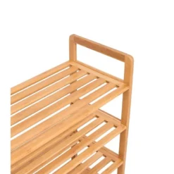 BirdRock Home Free Standing Bamboo Shoe Rack - 6-Tier