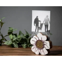 White Shaped Wood Decorative Picture Block - Foreside Home & Garden -Lamps and Lighting Store GUEST f5e3e43f 41cb 4063 934a d9aef04c8f87