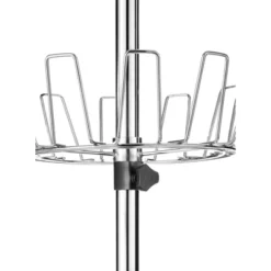 Whitmor Floor To Ceiling Shoe Spinner Silver