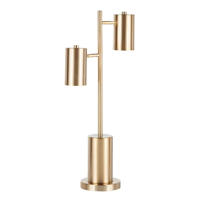Cannes Contemporary/Glam Table Lamp With Metal Shade White (Includes LED Light Bulb) - LumiSource 8 Cannes Contemporary/Glam Table Lamp With Metal Shade White (Includes LED Light Bulb) - LumiSource - Image 6