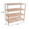 Hastings Home 4-Tier Space-Saver Wood Shoe Rack And Storage Shelves -Lamps and Lighting Store GUEST f7b5c2bf 8e06 4158 bb47 2ddbabead5f1