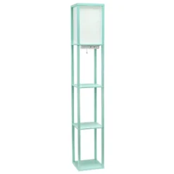 Floor Lamp Etagere Organizer Storage Shelf With 2 USB Charging Ports And Linen Shade - Simple Designs 27 Floor Lamp Etagere Organizer Storage Shelf With 2 USB Charging Ports And Linen Shade - Simple Designs -Lamps and Lighting Store GUEST fbf13cb1 8f89 4f45 972f b173e86655f1