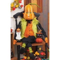 Gallerie II 7" Kid Ghost With Trick-or-Treat Sign Halloween Figure Decoration -Lamps and Lighting Store GUEST fd585b86 1417 42df 90f8 33be33e7503c