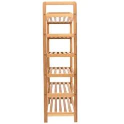 BirdRock Home Free Standing Bamboo Shoe Rack - 6-Tier -Lamps and Lighting Store GUEST fd853054 bbb6 48d1 b6b4 4274e779742f