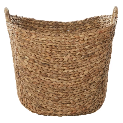 19" X 20" X 18" Brown Sea Grass Contemporary Storage Basket - Olivia & May 7 19" X 20" X 18" Brown Sea Grass Contemporary Storage Basket - Olivia & May - Image 5