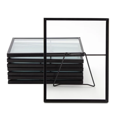 Juvale 8 Pack Black Glass Frames For Pressed Flowers, 5x7 Inch Photos, Artwork, Portraits, 7x In 10 Juvale 8 Pack Black Glass Frames For Pressed Flowers, 5x7 Inch Photos, Artwork, Portraits, 7x In - Image 8